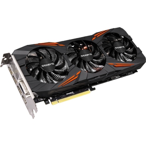 Видеокарта GigaByte GeForce GTX 1080 1721Mhz PCI-E 3.0 8192Mb 10010Mhz 256 bit DVI HDMI HDCP GV-N1080G1 GAMING-8GD