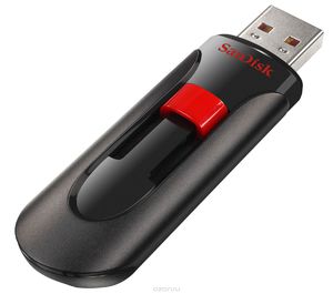 USB флешка 256Gb SanDisk Cruzer Glide Black SDCZ60-256G-B35