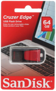 USB флешка 64Gb SanDisk Cruzer Edge SDCZ51-064G-B35