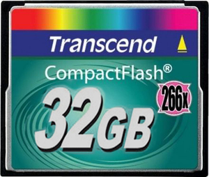 Карта памяти Compact Flash 32GB 266х Transcend