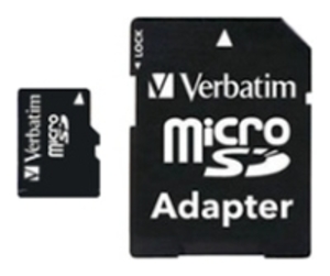 Карта памяти microSDHC 16Gb Verbatim Class 10 44082 с переходником под SD