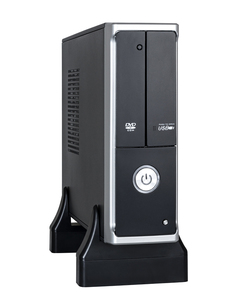 Корпус ExeGate MI-205L Black-Silver 249495