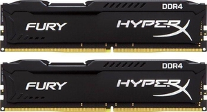 Kingston HyperX Fury Black DDR4 DIMM 2400MHz PC4-19200 CL15 - 16Gb KIT (2x8Gb) HX424C15FBK2/16