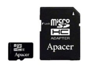 microSDHC 32Gb Apacer Class 10 AP32GMCSH10-R с переходником под SD