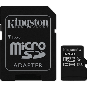 Карта памяти microSDHC 32Gb - Kingston Class 10 UHS-I SDC10G2/32GB