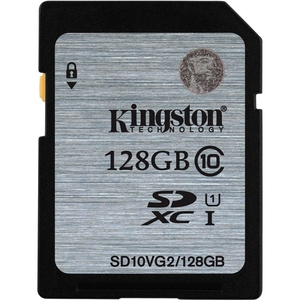 Карта памяти SDXC 128Gb Kingston High-Capacity Class 10 SD10VG2/128GB