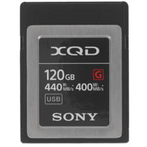 Карта памяти XQD 120Gb Sony QDG120F G series (440/400 MB/s)