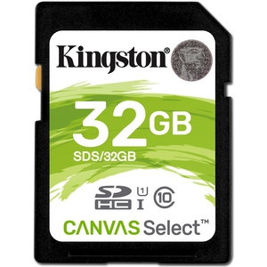 Карта памяти SDHC 32Gb Kingston Canvas Select [SDS/32GB]
