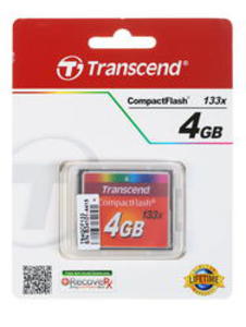 Карта памяти CF 4Gb Transcend 133x Ultra Speed TS4GCF133