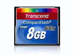 Карта памяти CF 8Gb - Transcend 400x - Compact Flash TS8GCF400 (Оригинальная!)