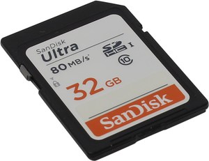 Карта памяти 32Gb SanDisk Ultra SDHC Class 10 UHS-I 120MB/s SDSDUNC-032G-ZN6IN