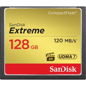 Карта памяти Sandisk Extreme CF 128Gb (120/85 Mb/s) (SDCFXSB-128G-G46)