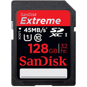 Кaрта памяти SDXC 128Gb SanDisk Extreme UHS Class 10 SDSDX-128G-X46