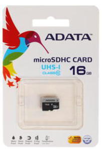 Кaрта памяти microSDHC 16Gb A-Data Premier - Class 10 UHS-I U1 AUSDH16GUICL10-RA1