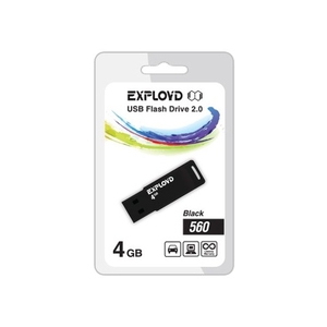 USB 4Gb - Exployd 560 Black EX-4GB-560-Black