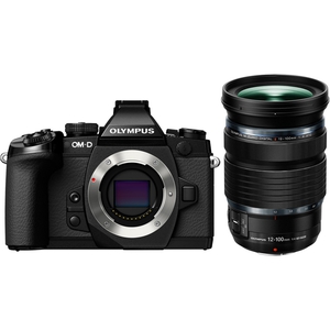 Цифровой фотоаппарат Olympus OM-D E-M1 Kit (ED 12-100mm f/4 IS PRO + HLD-7) черный