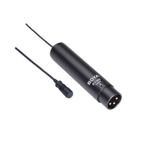 Микрофон петличный BOYA BY-M4C профессиональный кардиоидный с XLR (3-pin) разъёмом