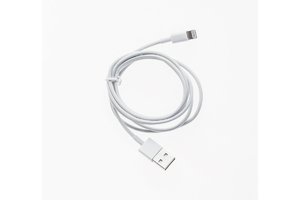 USB кабель Prolike 8 pin 1,2 м, белый Lightning