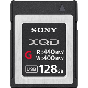 Карта памяти XQD 128Gb Sony QDG128E G series (440/400 MB/s)