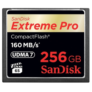 Карта памяти CF 256Gb Sandisk Extreme Pro (160/140 Mb/s) SDCFXPS-256G-X46