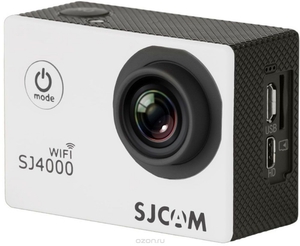 Экшн видеокамера SJCAM SJ4000 Wi-Fi белый