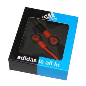 Наушники Adidas AD-8 вакуумные черно-красные