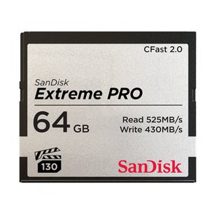 Карта памяти CFast 64GB Sandisk Extreme Pro (3433X) VPG130 (SDCFSP-064G-G46D)