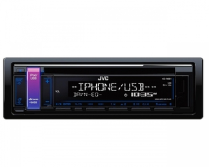 Автомагнитола JVC KD-R681, 1 DIN, 4x50W, USB