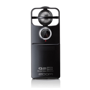 Zoom Q2HDB ручной минивидеорекордер со стерео микрофоном и HD видео. Чёрный цвет