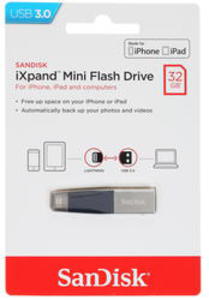 USB флэш накопитель 32Gb - SanDisk iXpand Mini SDIX40N-032G-GN6NN