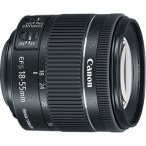 Объектив Canon EF-S 18-55mm F4.0-5.6 IS STM черный