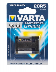 Батарейка VARTA 2CR5 Professional Lithium, 6V (1шт)