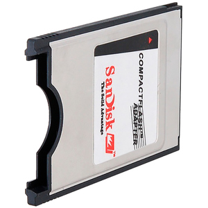 Картридер Sandisk внутренний, Compact Flash, PCMCIA, серебристый (CF-PCMCIA)