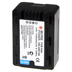 Аккумулятор AcmePower VBK-180 для Panasonic (3.6V, 1700mAh, Li-ion)