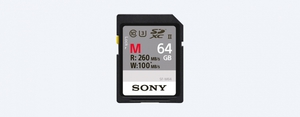 Карта памяти SDXC 64Gb Sony UHS-II U3 R:260 W:100 SF-M64
