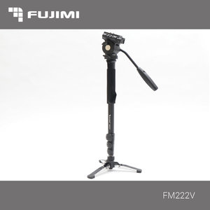Монопод Fujimi FM222V алюминиевый с 3-х точечным упором (ногами) и головой для видеосъёмки. 1470 мм, 4,5 кг