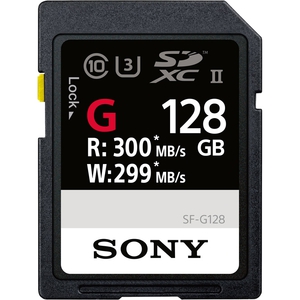 Карта Памяти 128Gb Sony SDXC UHS-II U3 (300/299 MB/s) SF-G128