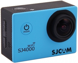 Экшн видеокамера SJCAM SJ4000 Wi-Fi синий