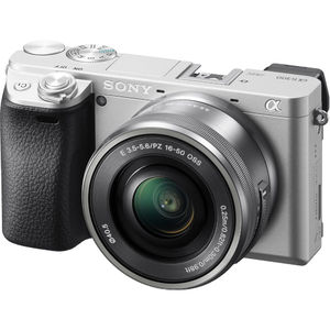 Цифровой фотоаппарат Sony Alpha A6300 Kit 16-50mm (ILCE-6300LS) серебристый
