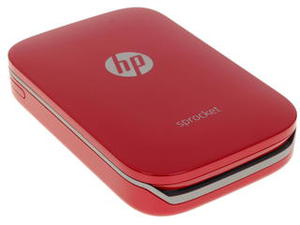 Компактный фотопринтер HP Sprocket красный