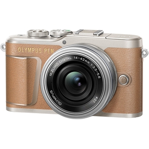 Цифровой фотоаппарат Olympus PEN E-PL9 Kit 14-42mm EZ (V205092NE000) коричневый