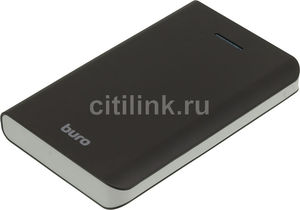Внешний аккумулятор (Power Bank) BURO RA-25000,  25000мAч,  черный