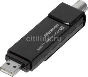 Тюнер ТВ/FM-тюнер AVERMEDIA AVerTV Hybrid Volar T2 H831,  внешний