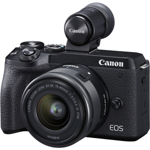 Цифровой фотоаппарат Canon EOS M6 Mark II kit 15-45 IS STM + EVF