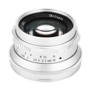 Объектив 7Artisans 35mm F1.2 Micro 4/3 Серебро