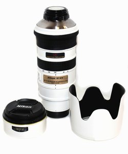 Термос-объектив (Nikon AF-S 70-200 f/2.8) белый