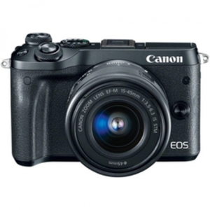 Цифровой фотоаппарат Canon EOS M6 Kit 15-45 IS STM Black