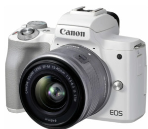Цифровой фотоаппарат Canon EOS M50 Mark II Kit EF-M 15-45mm f/3.5-6.3 IS STM White (