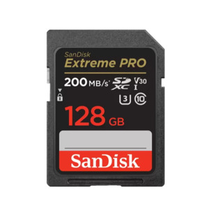 Карта памяти 128Gb SanDisk ExtremePro SDXC Class 10 UHS-I 200MB/s (SDSDXXD-128G-GN4IN)