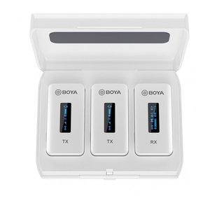 Микрофонная система Boya BY-XM6-K2W (беспроводная) белая
